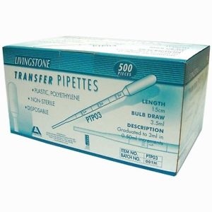 Pipetje 3ml. doos 500 stuks