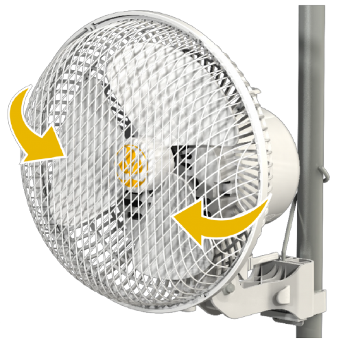 Secret Jardin Monkey fan zwenk paal ventilator 21cm 20watt