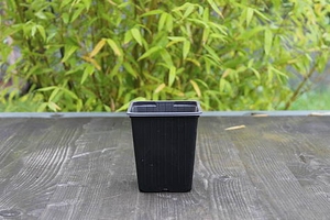 Voorgroeipot vierkant 9x9x10cm. 0,55 liter