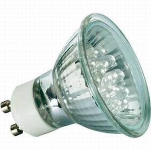 LED Reflektor 24° <(><<)> 1W GU10 230V 5 Warmwit